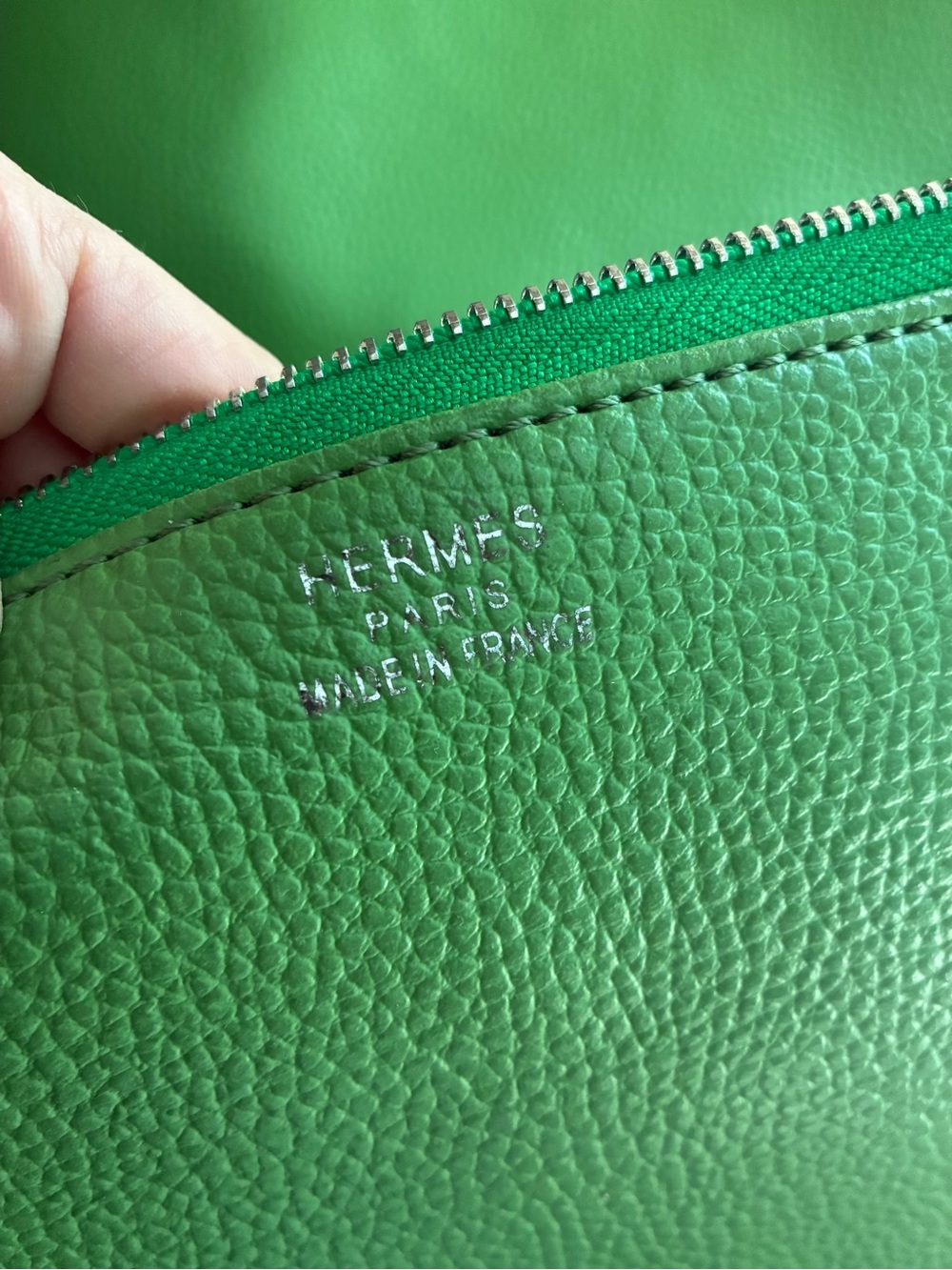 Reversible Yellow and Green inspired by. With matching Zip Pouch